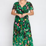 Gabrielle Reversible Dress in hello sunshine black