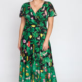 Gabrielle Reversible Dress in hello sunshine black