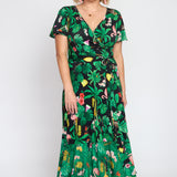 Gabrielle Reversible Dress in hello sunshine black