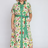 Maya Shirt Dress in hello sunshine cream