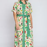 Maya Shirt Dress in hello sunshine cream
