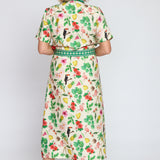 Maya Shirt Dress in hello sunshine cream