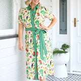 Maya Shirt Dress in hello sunshine cream