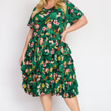 Sara Lee Dress in hello sunshine black