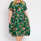 Sara Lee Dress in hello sunshine black