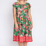 Holiday Dress in hello sunshine pink