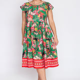 Holiday Dress in hello sunshine pink