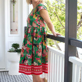 Holiday Dress in hello sunshine pink