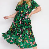Gabrielle Reversible Dress in hello sunshine black