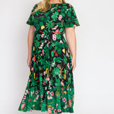 Gabrielle Reversible Dress in hello sunshine black