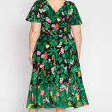 Gabrielle Reversible Dress in hello sunshine black