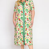 Maya Shirt Dress in hello sunshine cream