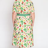 Maya Shirt Dress in hello sunshine cream