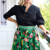 Bella Skirt in hello sunshine black
