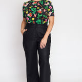Holiday Tee in hello sunshine black