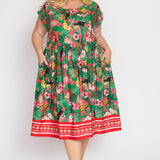 Holiday Dress in hello sunshine pink