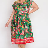 Holiday Dress in hello sunshine pink
