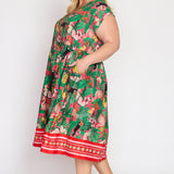 Holiday Dress in hello sunshine pink