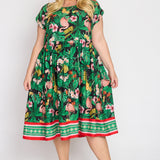 Holiday Dress in hello sunshine black