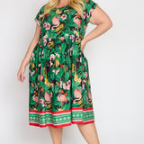 Holiday Dress in hello sunshine black