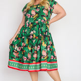 Holiday Dress in hello sunshine black