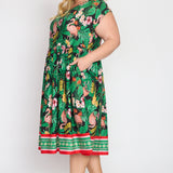 Holiday Dress in hello sunshine black