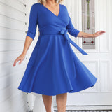 Amelia Dress in blue