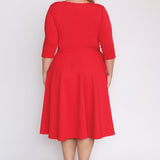 Amelia Dress in red