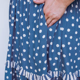 Barbados Mini Dress in sweet spot blue