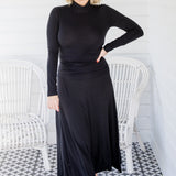 Maiocchi Basic Bamboo Skivvy in black - everyday comfort in soft bamboo