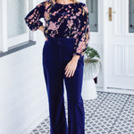 Statement velvet pants by Maiocchi – Bianca Pant in midnight velvet perfect for event wear