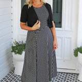 Bamboo Bolero Cardie in black