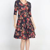 Cleo Dress in now or never navy
