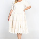 Eloise Dress in cream lace