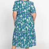 Etienne Dress in a moment in time green