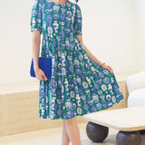 Etienne Dress in a moment in time green
