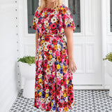 Evie Dress in garden party