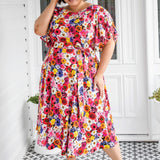 Evie Dress in garden party