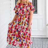 Evie Dress in garden party