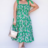 Florida Dress/Skirt in daisy days green