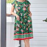Holiday Dress in hello sunshine black