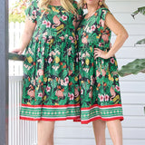Holiday Dress in hello sunshine black