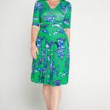Cleo Dress in something green