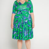 Cleo Dress in something green
