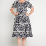 Eloise Dress in navy lace