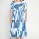 Elly Dress in something blue stripes