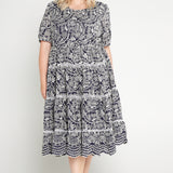 Eloise Dress in navy lace