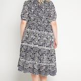 Eloise Dress in navy lace