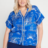 Florida Top in something blue