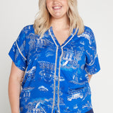 Florida Top in something blue